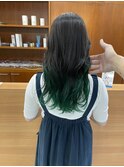グリーン グラデーション リバースカール
