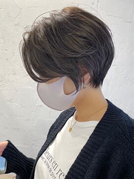 サンク 原宿 表参道(cinq) ナチュラルボブミニボブ前下がりボブ黒髪ショートボブ20代韓国