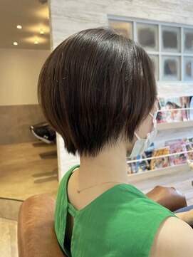 ラボヌールヘアー 宇都宮店(La Bonheur hair) 愛されモテショート☆【宇都宮駅/インナーカラー】