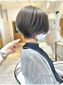 大人可愛い20代30代40代/ショートヘア/アッシュカラー