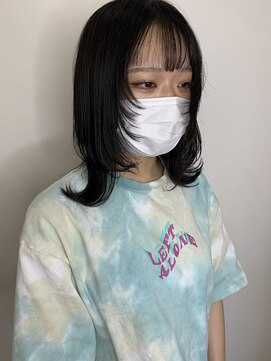 クレーチェ(CRECE) ミディアムウルフ/ウルフカット/顔周りレイヤー◎20代30代