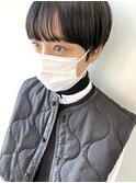 オシャレさんの黒髪マッシュショート