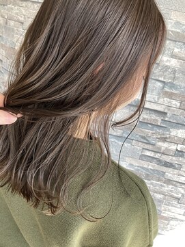 アイビー ヘアーアンドパーソナルカラー(I'B Hair & Personal Color) 【ブリーチなし】グレージュカラー　20代30代40代
