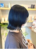 ダブルカラーブルーベージュカラーケアブリーチハイトーンカラー