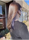 【marl.】インナーカラー バイオレット 髪質改善カラー