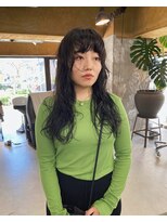 ガタカ(GATTACA)&nbsp;long×perm×olive ash