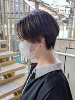 ゴーズゴー 吉祥寺(e)店(go s go)&nbsp;センターパート/アースカラー/大人ショート/前髪パーマ