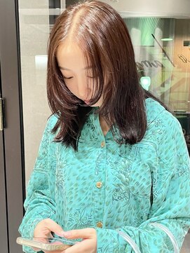 ラミエバイメルト 下北沢(lamie by melt) 毛利/ミディアム人気顔まわりレイヤー暖色透明感レッドブラウン