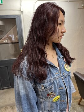 ソイ 下北沢(soi) perm × cherry red