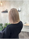 切りっぱなしボブ