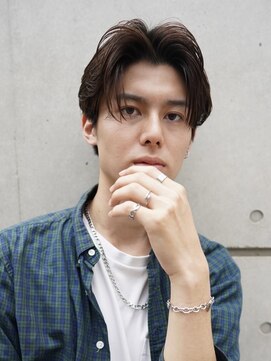 ニコ トウキョウ 渋谷(nico TOKYO) センターパート/サイドパート/ニュアンスパーマ／アップバング