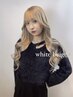 【学割U24】ケアWカラー＋Lv3TR＋前髪カット＋プルエクステ60本～￥33,800～