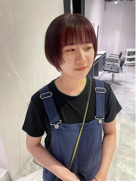 リアン バイ キートス(Lien by kiitos) 暖色カラー/伸ばしていく時も変化を!顔周りカット