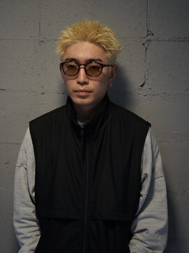 ボブ 金沢(BOB) 10代20代メンズカットブリーチハイトーンスパイキーショート眉毛