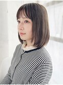 大人可愛いシルエットが続く簡単スタイリングボブ