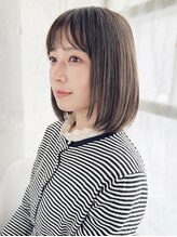 ビアンコ(bianco produce by L'Aube) 大人可愛いシルエットが続く簡単スタイリングボブ