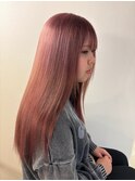 ピンクカラー/ケアブリーチ/ハイトーン/髪質改善/韓国/学割