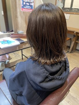 ココカラヘアー プラス(cococara‐hair plus) くびれボブ×ベージュ