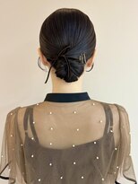 シニヨンアレンジ/タイトアレンジ/ヘアセット/ヘアアレンジ