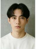 ブルーブラック 韓国マッシュ フェザーパーマ　ST20