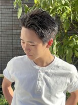 ビューエヒメ(VIEW EHIME)&nbsp;韓国フェザーショートブルーブラック10代20代30代