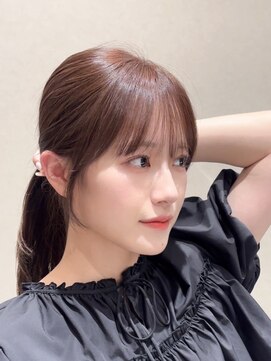 ジアン バイ ミルボン 西宮ガーデンズプラス(GIEN by milbon) 結んでも可愛いお顔まわりカット◎