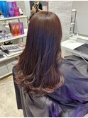 大人ピンクベージュ反町美容室
