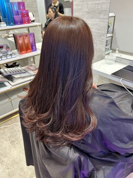 ロビン 反町横浜店(robin) 大人ピンクベージュ反町美容室