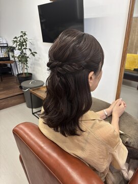 ボニート(BONiTO) ハーフアップ