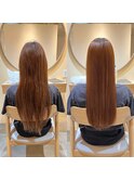 髪質改善縮毛矯正メテオストレートbefore after【佐藤和弥】
