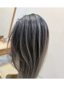 アンククラシックヘアー(ank classic hair) 【宇都宮美容室/透明感/インナーカラー/白髪ぼかし】