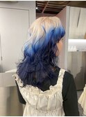 ホワイト×ブルーのデザインカラー