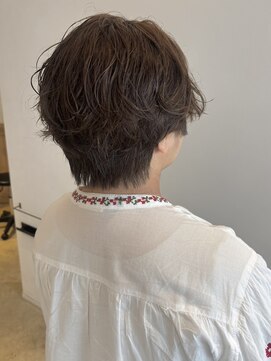 カウチ ヘアー ドレッシング(COUCH Hair Ｄressing) オリーブカラー×ゆるふわパーマ