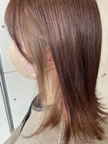 ディシェーレローブ(die Schere Lob)&nbsp;カッパーオレンジ×ベージュイヤリングカラー