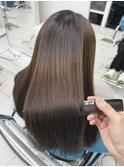 《sheer/氏家》#髪質改善#縮毛矯正#ナチュラル#ロング