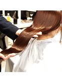 【極上の艶☆髪質再生】美髪形整を施した髪