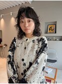 大人可愛い柔らかミディアムパーマ/茅ヶ崎