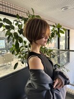 ネイロ 北千住(NeiRo)&nbsp;ショートボブレイヤーボブフェイスレイヤー透明感カラー北千住