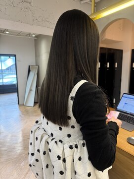 ローレン(LOREN) 透明感髪質改善ベージュダブルカラーミルクティーグレージュ