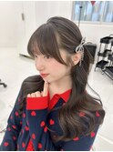 韓国風レイヤーカット髪質改善ダブルカラーハッシュカット轟れな