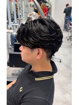 オーシャントーキョー 仙台(OCEAN TOKYO)&nbsp;フェザーショートニュアンスパーマセンターパートツーブロック