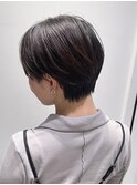 大人可愛い上品ハンサムショート