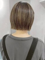 エイチエムヘアーホーム 池袋2号店(H M hair home) グレージュブラウン/ミディアムレイヤー/韓国巻き/顔周りカット