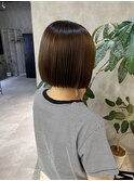 切りっぱなしボブ