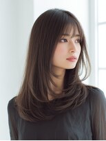 ダル 渋谷/表参道(DAL.)&nbsp;ブリーチなし/韓国レイヤー/透明感カラー/シースルー