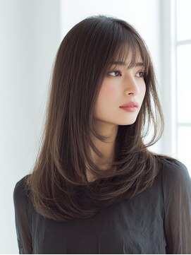 ダル 渋谷/表参道(DAL.) ブリーチなし/韓国レイヤー/透明感カラー/シースルー
