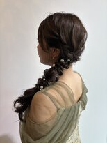 ヘアセット専門サロン by OKINAWA WATABE WEDDING 那覇店&nbsp;編みおろし