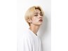 『垢抜け/男性限定』メンズカット+ケアブリーチ+艶カラー+眉カット【men's】