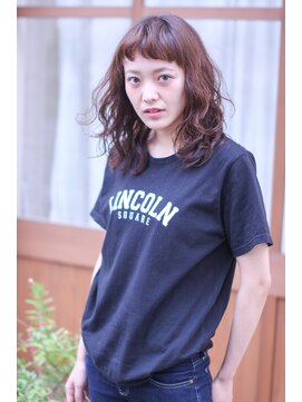 オッジ 西新店(Oggi) ヘルシーウェーブセミロングパーマ