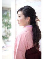 リサ 恵比寿(risa.)&nbsp;編み込みネオハーフアップ